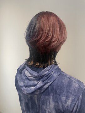 オレンジ 十三店(ORANGE) ブリーチカラー/ブリーチ/ウルフカット