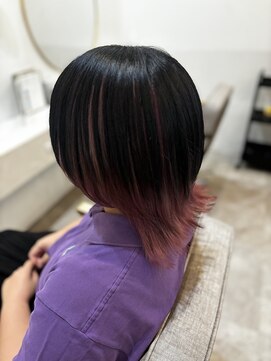 ラビス クローバー(Lovis clover) イメチェンヘアスタイル アンブレラカラー 前髪カタログ
