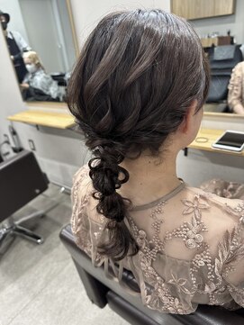 リグ 横浜(Lig.) 編みおろし/ヘアセット/ヘアアレンジ/10代20代30代/横浜/横浜駅