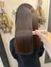 【艶と透明感抜群】髪質改善しながら染める！質感再生TR＋エドルカラー￥9900
