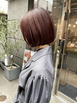 クラム(clam.) 【clam./窪田】大人可愛いミニボブ/切りっぱなしボブ