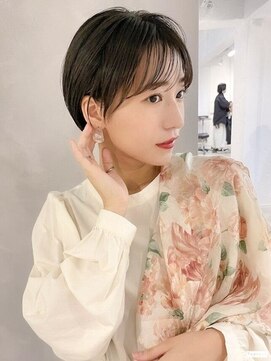フォト 新宿三丁目(foto) ミニウルフレイヤーカット顔周りカット前髪カットショート/新宿