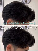 ニュアンスパーマ/フェザーパーマ/センターパート