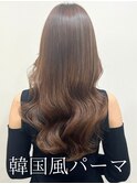 コテ巻き風パーマ /韓国風パーマ/デジタルパーマ/レイヤーカット