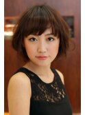 大人ウェーブボブ