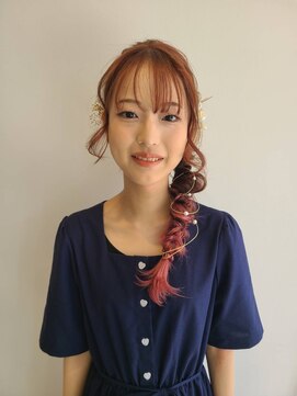 フォークロア 本店(Folk Lore) 成人式の前撮りヘアセット/メイクも撮影用にしっかり仕込んで。