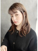 ラピス 新宿店(Lapis)&nbsp;《30代～大人透明感》白髪ぼかしハイライト＋艶カラー