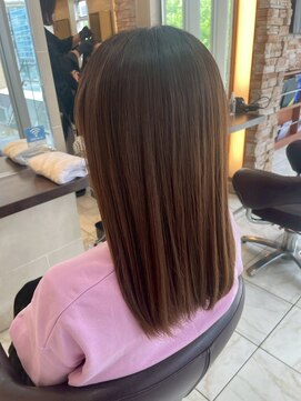 ルページ 千葉(lpage) 髪質改善/顔周りレイヤーカット/グレージュ[千葉/千葉駅]