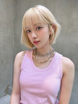 アルテ(ARTE) 【ARTE表参道/青山】小顔ヘイリーボブ×イルミナカラー