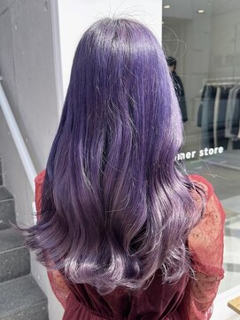 ガーデン ジングウマエ(GARDEN jingumae) ブルーパープルカラー/ロングヘア