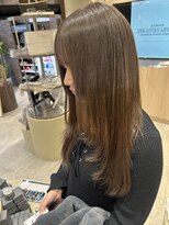 ヘアーザラブズラフズ オーガニカ 北九州(HAIR THE LOVES LAUGHS ORGANICA)&nbsp;顔周りレイヤー デザインカラー