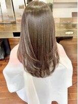 ビーズ ノイ(BEE´Z ＮＥＵ)&nbsp;アプリコットオレンジレイヤー髪質改善ストレート8.23