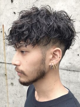 フィフス(fifth) 原宿ツイストスパイラルパーマラウンドマッシュヘアツーブロック