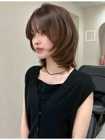 デディトゥ ルイール(dedyto luire)&nbsp;札幌大通レイヤーカットハッシュカット髪質改善韓国ボブ顔周り