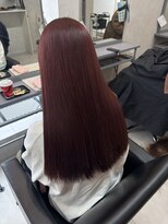 コエル(KOER)&nbsp;ブリーチなしWカラーで作る　深みレッド