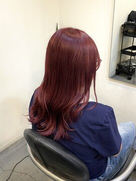 ヘア サークル ジープ 石井店(hair circle geep) 夏にお勧め！カシスレッド