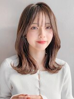リヤン 表参道(lyann)&nbsp;艶感夏ワンカール薄めバングシースルーバング似合わせカット