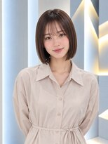 フォト 新宿三丁目(foto)&nbsp;髪質改善縮毛矯正地毛風ストレート切りっぱなしボブ