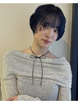シーク(seek) seek short layer × navy blue