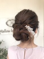 マロウ ヘア(Mallow hair)&nbsp;お花パール☆upスタイル♪