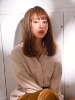 ネオリーブアオバ 高田馬場店(Neolive aoba)&nbsp;【aoba/高田馬場】ワンレンストレート × ベージュ