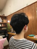 シライノブコ美容室&nbsp;ベリーショートにパーマ
