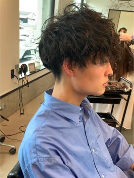 シェルハ(SHELHA) 【橿渕昭希】波打ちパーマ×マッシュ