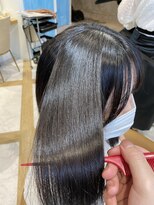 ロンド ストラーダ 心斎橋(Lond strada) シルキーベージュ×グレージュカラー【髪質改善/縮毛矯正】