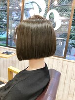 ビー オン ディー ヘア 池袋(BonD hair)&nbsp;首元スッキリ！パツっとミニボブ【池袋/髪質改善/ハイライト】
