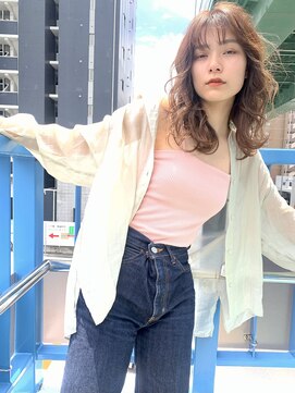 ラシサ(rashisa) カジュアルウェーブセミロング