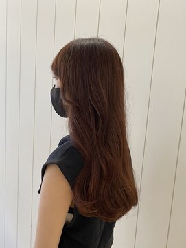 アドラーブル 万代店 (adorable) 【ピンクブラウン】ロングスタイル10代20代30代