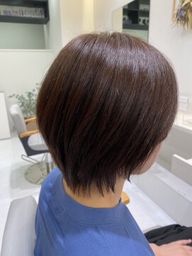 イツクヘアー(Ituc Hair) 【お客様施術例】ショート/サンドベージュ/艶髪
