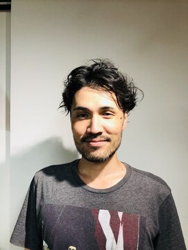 デジマヘアーマーケット(Dejima Hair Market) 大人男子無造作モテパーマスタイル