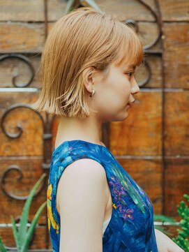 エイル 上大岡店(aile) 切りっぱなしボブ[上大岡/上大岡駅]