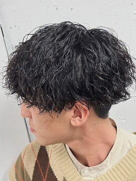 ローウェ バイ フィフス 立川メンズサロン(Louwe by fifth) ツイストスパイラルパーママッシュメンズパーマ波巻きパーマ