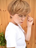 ブゾン(buZon)&nbsp;マッシュショート×無造作ウェーブ