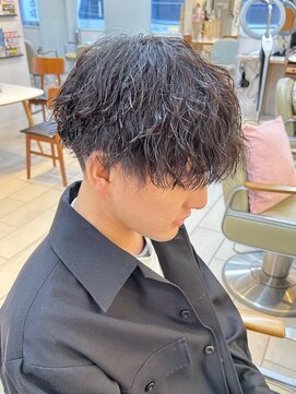 テトラ バイ ネオリーブ 横浜西口店(tetra by neolive) メンズツイストスパイラルパーマツーブロ☆横浜