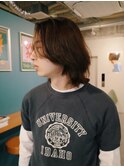 【メンズロングヘア/阿部達哉】メンズレイヤー/ロン毛/パーマ