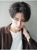 マッシュ短髪ツーブロックモテる束感モテ髪イケメン黒髪ビジネス