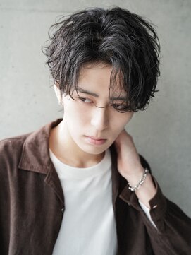 カライング(ing) マッシュ短髪ツーブロックモテる束感モテ髪イケメン黒髪ビジネス