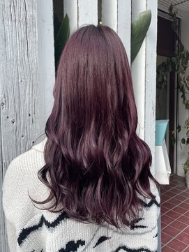 アン ブリーチ 大宮駅東口店(UN BLEACH) ワインレッドカラー♪