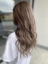 アース 上本町店(HAIR&MAKE EARTH) イメチェンシースルーバングオリーブベージュ