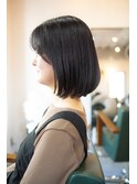 【30,40,50代ナノバブルで艶髪で収まりの良い扱いやすいボブに】