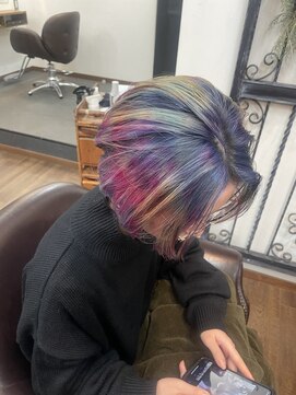 アリ 葛西店(ALi) デザインカラー 葛西髪質改善｜葛西縮毛矯正