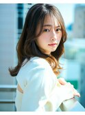 2wayバング大人くびれナチュラルヘア［盛岡駅］