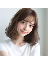 ヘアーズ ベリー 瓢箪山店(hairs BERRY)&nbsp;★くびれミディ韓国ヘアレイヤーカット小顔ミディアムレイヤー