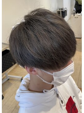 ハピネスフィール 宇治店(Happiness FEEL) オリーブグレージュブリーチありダブルカラーアッシュブラウン