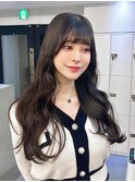 韓国風レイヤーカット顔まわりくびれオルチャン 心斎橋