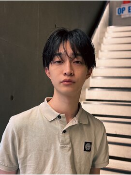 エクスプロア デザイン アクト 三鷹(EXPLORE DESIGN ACT.) メンズニュアンスパーマシースルーバング[三鷹/三鷹駅]