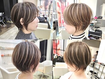 ドール 阪急高槻(DOLL)の写真/【カット+ハイライトカラー+AujuaTR ¥18000】オーダーメイドのカラーで、あなたの“似合う”を見つけます♪